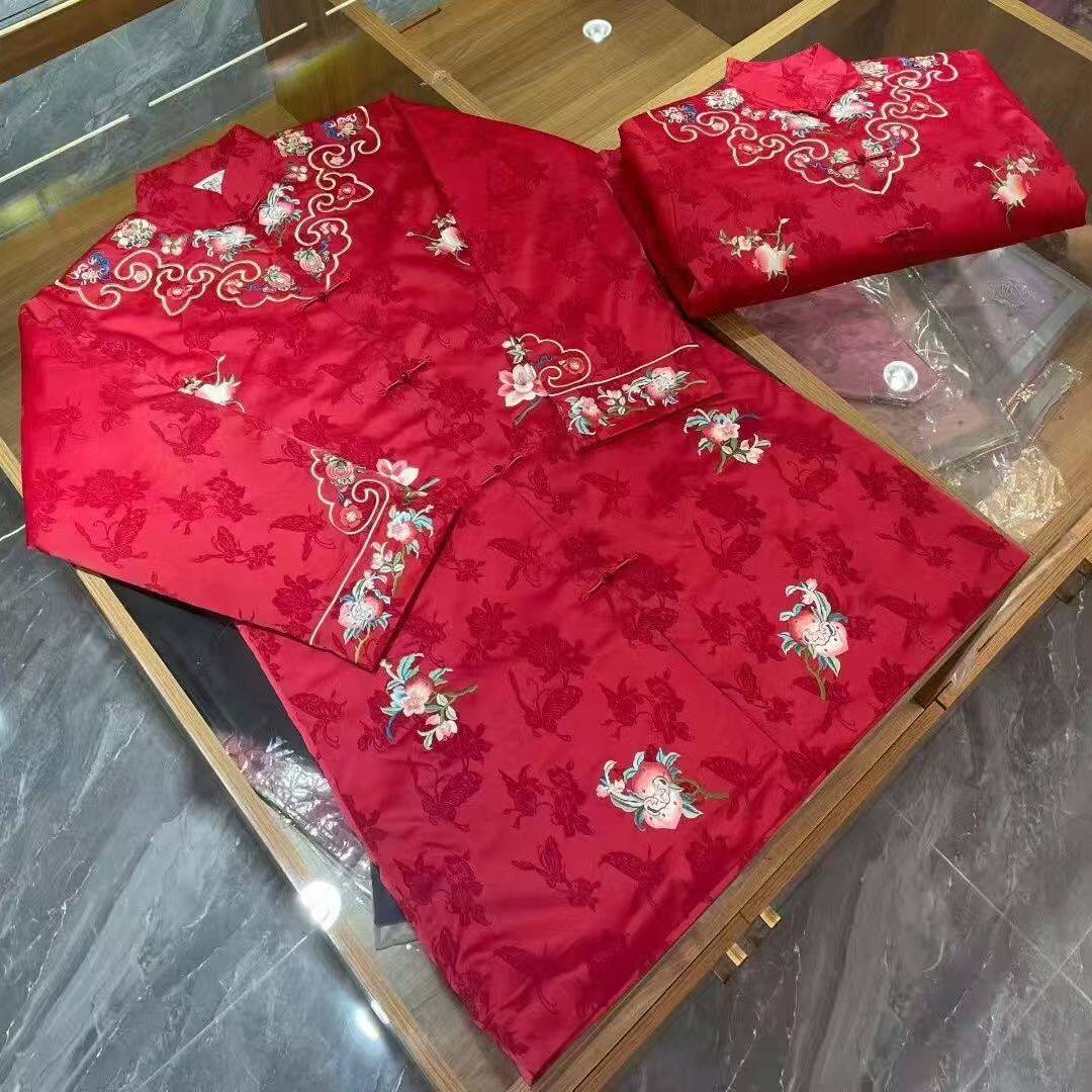 高档女寿服刺绣新中式寿衣