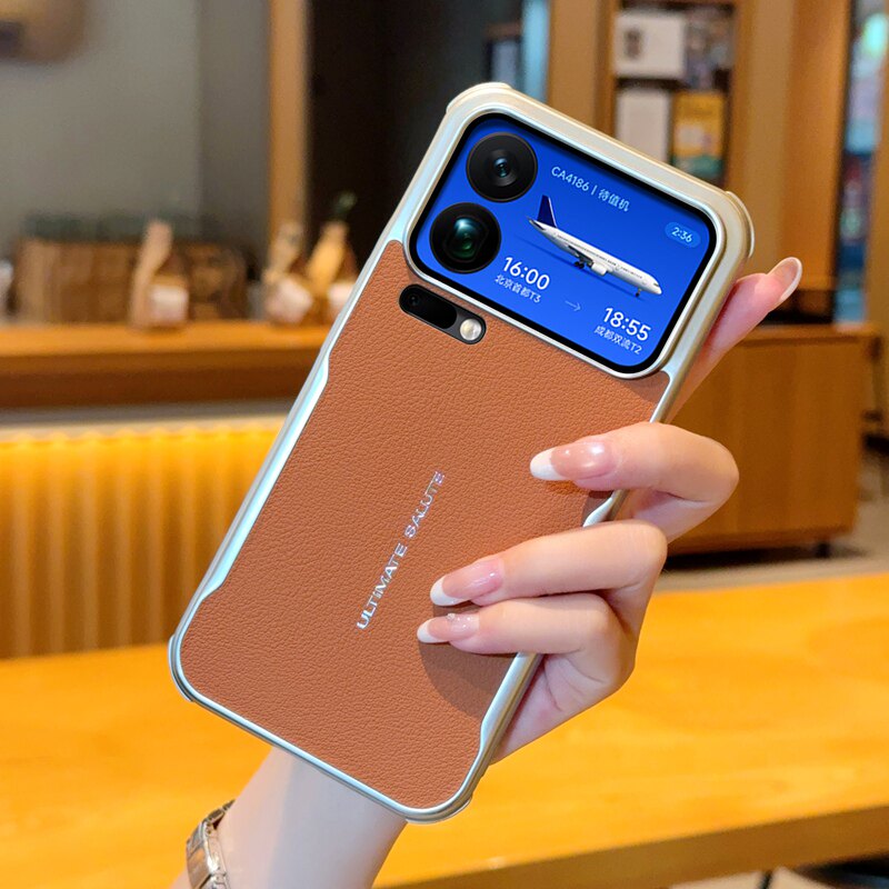 磁吸刀锋秒变适用小米17手机壳新款17promax保护套17pro气囊防摔哑光电镀男女Xiaomi17创意磨砂皮纹外壳