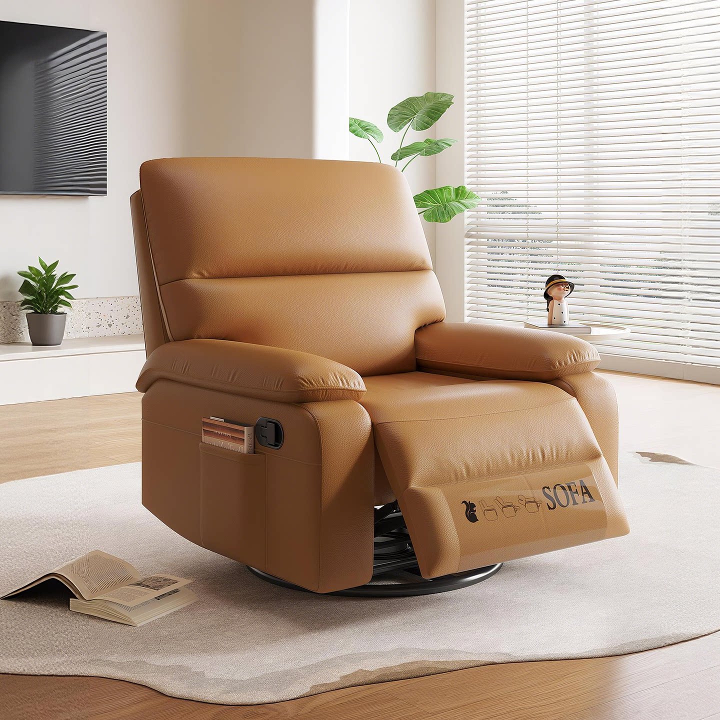 单人功能沙发旋转沙发椅客厅太空头等舱可睡可躺按摩懒人摇躺椅子