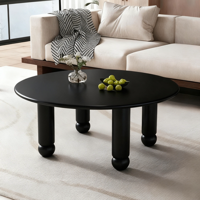 小户型中古风实木茶几