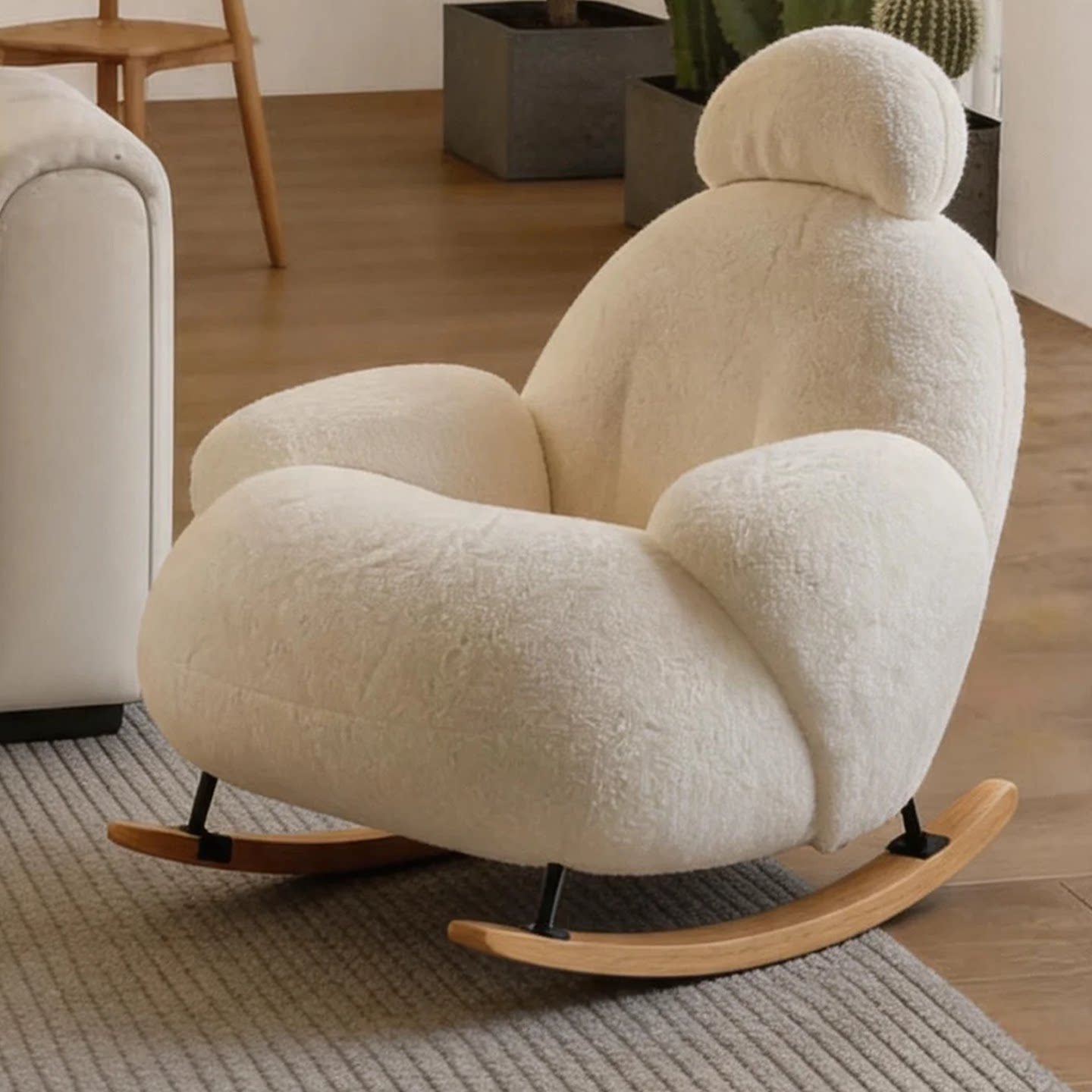 摇摇椅2026新款高端家用阳台躺椅休闲椅客厅沙发椅单人沙发懒人椅