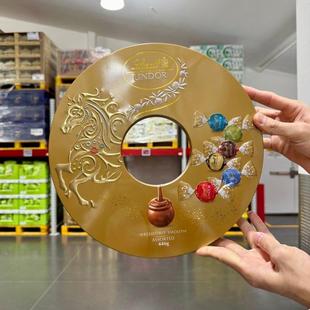 山姆代购 瑞士莲软心精选巧克力马驰金运圆满听446g 节日礼盒