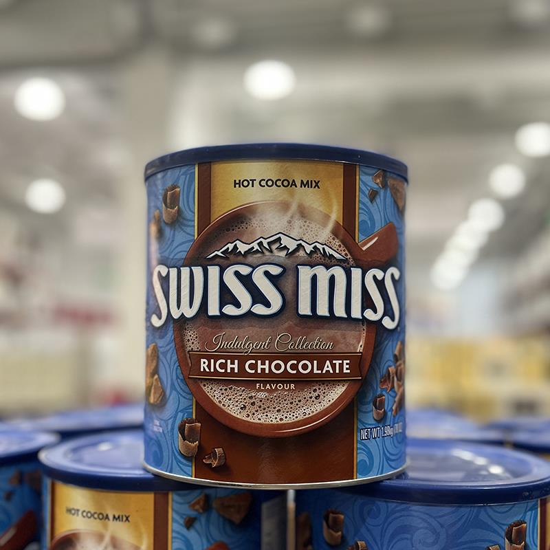 COSTCO 代购美国进口 SWISS MISS瑞士小姐香浓巧克力冲饮粉1.98KG