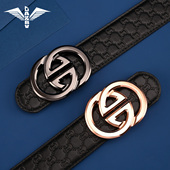 不露尾真皮腰带奢侈品裤 意大利GA&BV男士 皮带内扣内穿式 带男牛皮