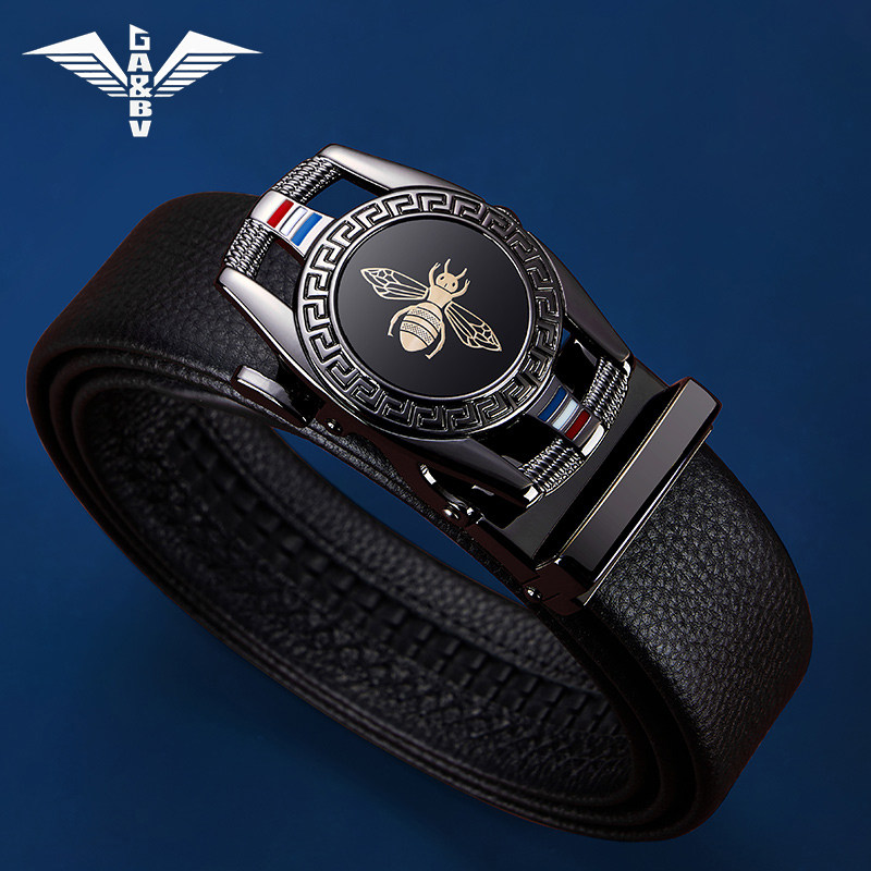 意大利GA&BV皮带男款腰带真皮男士自动扣腰带2025新款裤腰带牛皮