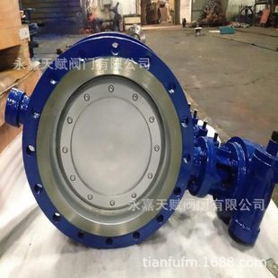 D373H铸钢手动三偏心涡轮耐温蒸汽法兰硬密封蝶阀型号规格多样