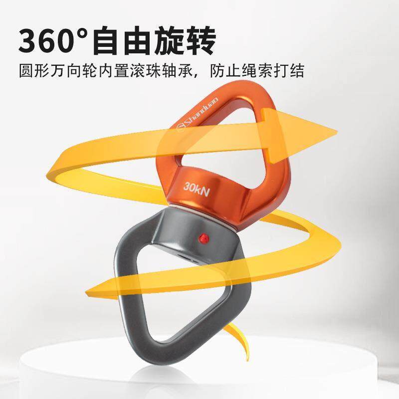 万向轮轮固定高空作连接业器旋转连接器绳索防节打MNX结转转向滑