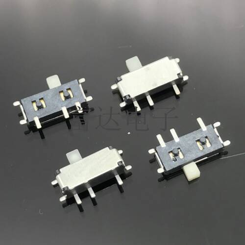 迷你超小微型贴片侧拨动开关3 7脚长6.6宽2.7高1.4MM 7*3*1.4MM