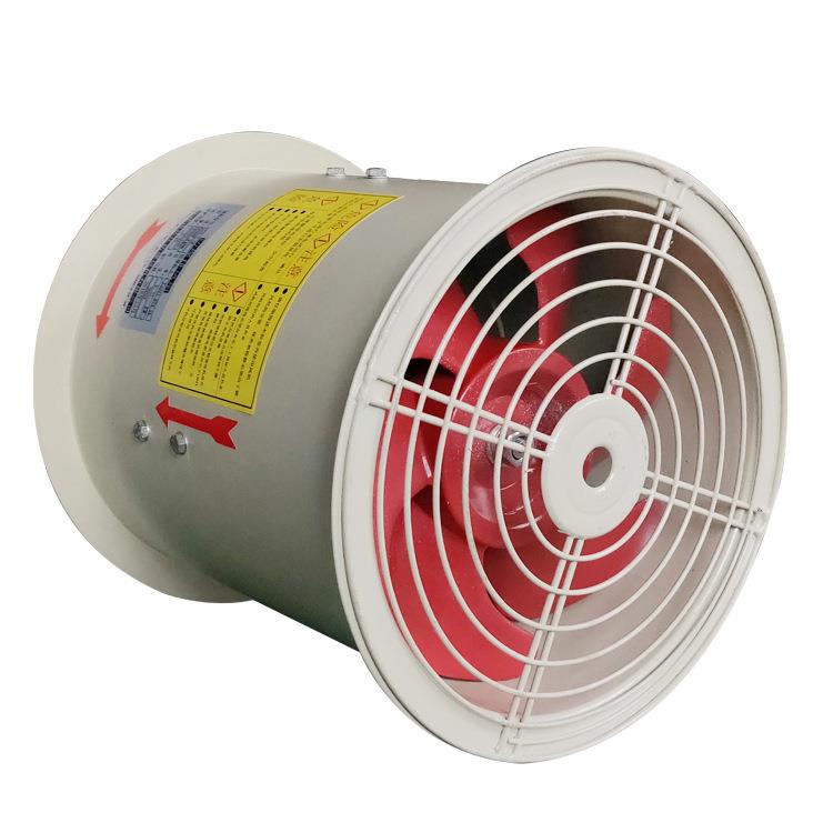 CBF-200防爆轴流风机4级2级220V工业管道式排风机380V大功率风机