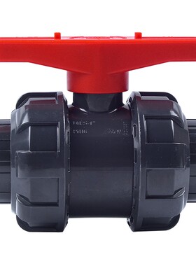 PVC双由令球阀 PN16UPVC管双活接开关由任令油拧阀门闸阀塑料化工