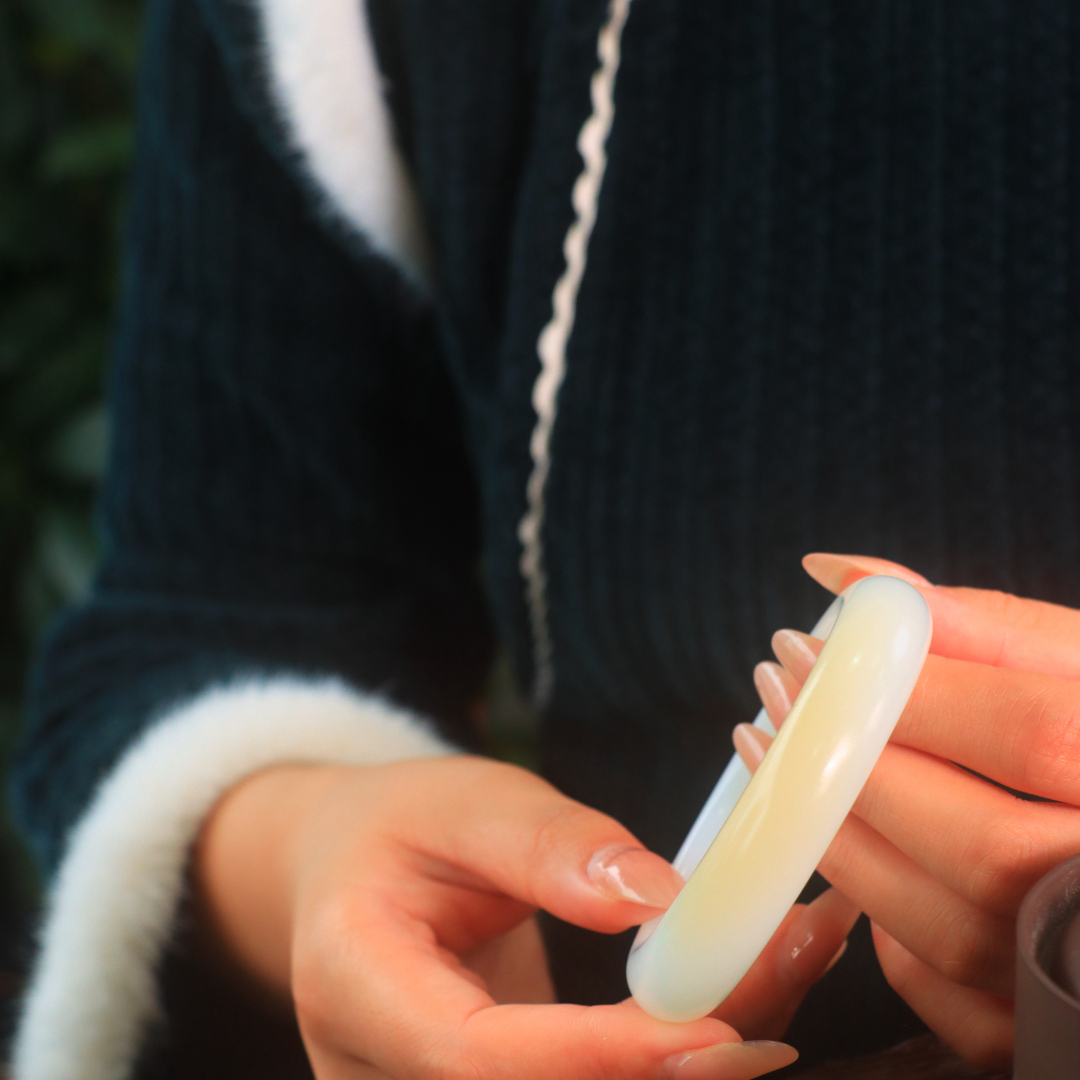 新疆和田糖白双色玉镯宽版籽料平安镯女款手镯官方旗舰店天然玉石