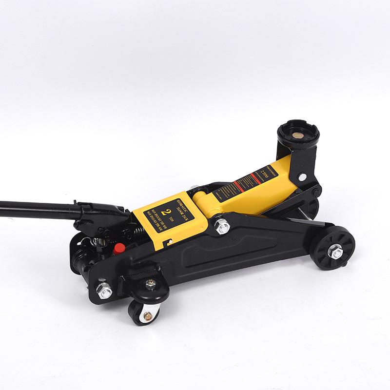厂家供应 卧式油压千斤顶 汽修换胎双泵车载卧式手动液压千斤顶