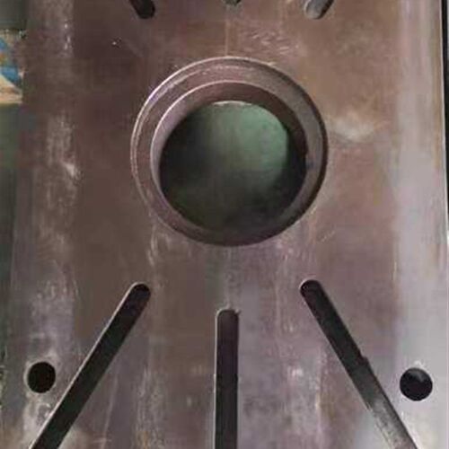 冲床工作台板杨力63吨冲床工作台板480*710厚度90孔距510*390