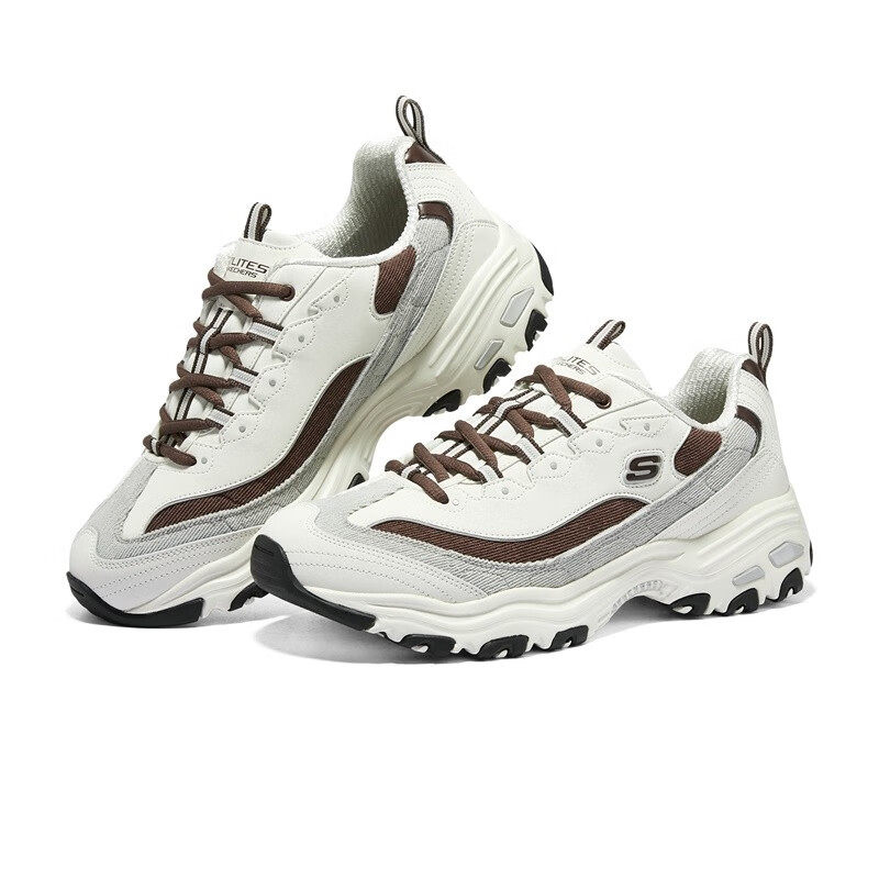 【全球购严选】斯凯奇奶茶熊男鞋老爹鞋复古时尚休闲运动鞋894282