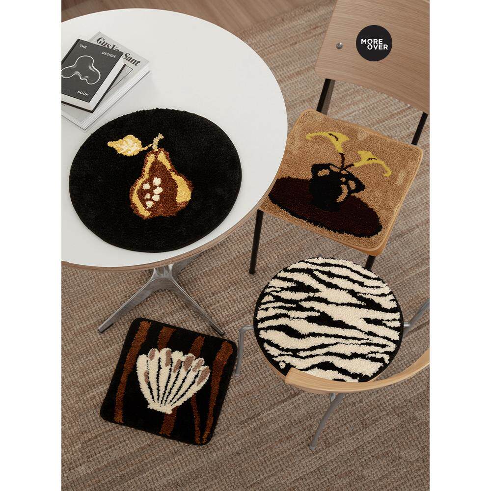 Moreover 浮岛簇绒椅垫 家用沙发垫子四季通用办公室久坐防滑坐垫