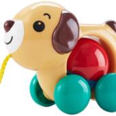 Toyroyal日本皇室玩具手拉小狗儿童拖拉玩具学步宝宝拉线牵绳走路