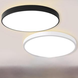 卧室超薄圆形Led吸顶灯马卡龙简单现代走廊客厅灯通道阳台灯