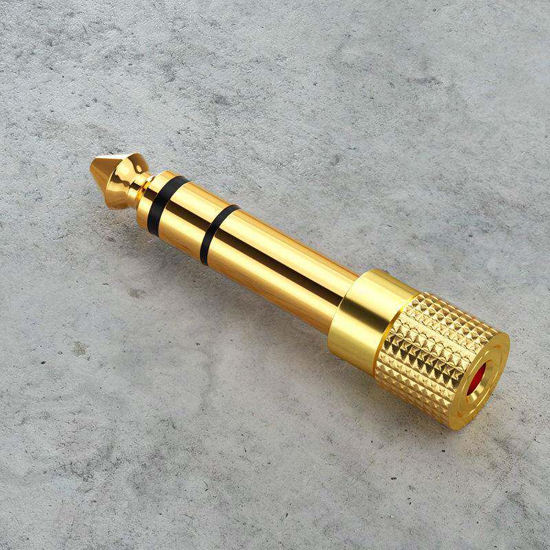 闪熊6.5转3.5mm音频转接头音响转换头吉他话筒钢琴电子鼓耳机电子