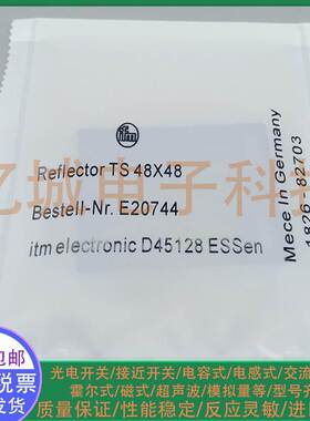 全新E20744现货 用于镜面反射传感器的反射镜; 48 x 48 mm 反光板