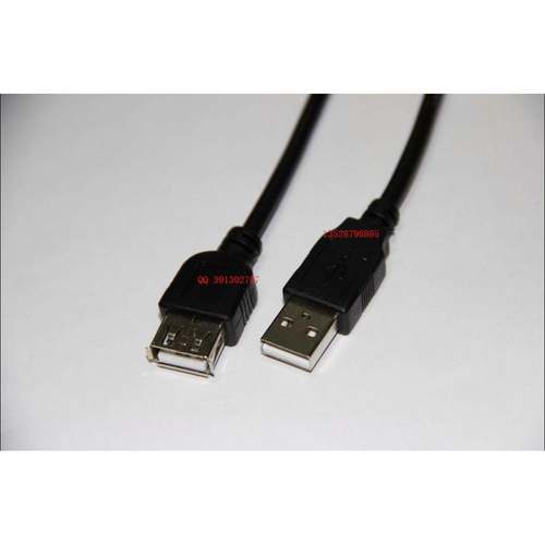 USB2.0延长线 USB对接线 纯铜1.5 黑色USB线 USB2.0数据线