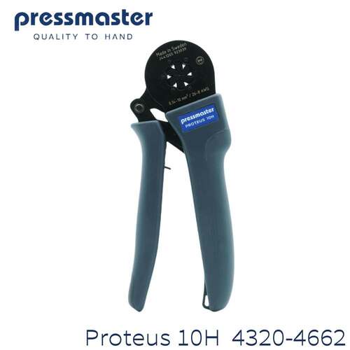 瑞典原进口Pressmaster冷压接线钳针端子工具4300-4662Proteus10H