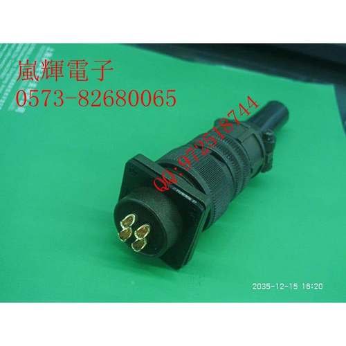 重强伺服电机接头军标5015航空插头3108，3106，3102 18-10S 4芯