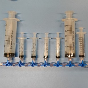 二氧化硫制备及验证综合一体化创新设计教学 鲁尔三通阀门 针筒