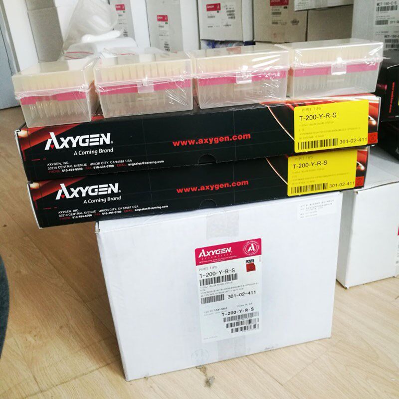 爱思进 AXYGEN T-200-Y-R-S  200ul 黄色吸头盒装灭菌 200ul 枪头