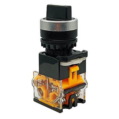 KNDELE科耐达常开触点模块二位置自复式旋钮开关LA167-D8-11X/22