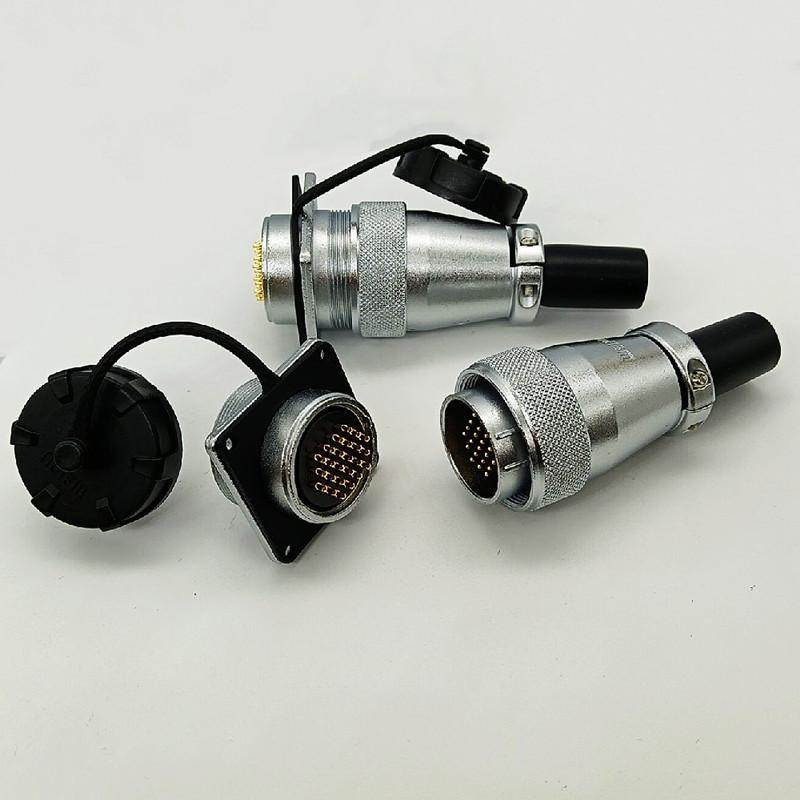 威浦航空插头插座WS28J24TQ WS28K24Z WS28K24TQ WS28J24ZQ连接器