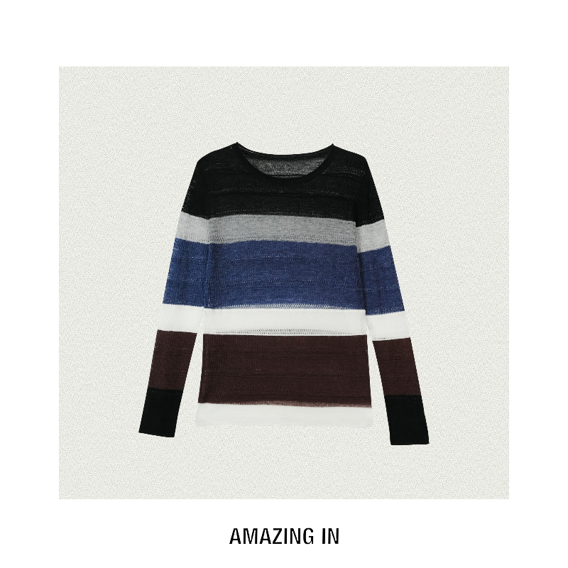 AMAZING IN1oo%水溶超细绵羊毛18针100支上衣A251206-AI5CDSW4553