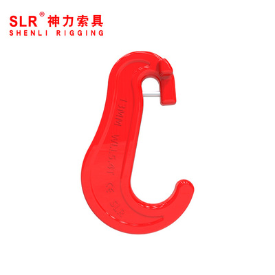 山东神力索具SLR071管桩钩薄型板钩G80级起重起吊钩C型捆绑钩