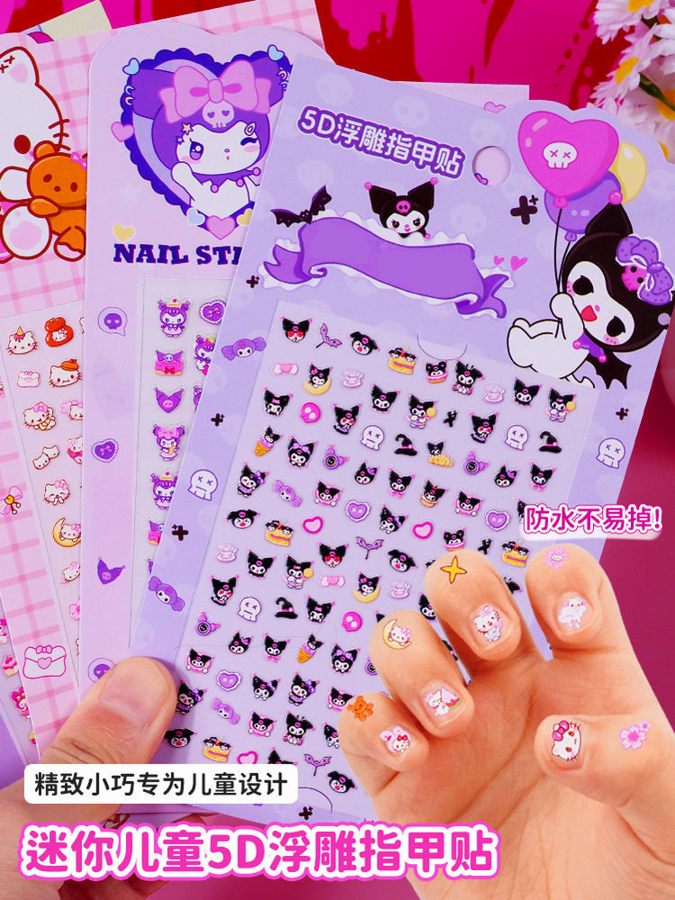 Luminous Nail Stickers for Kids, Odorless Glow Art - Product image 2