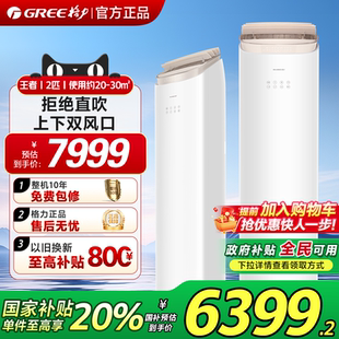 新一级能效2匹变频冷暖客厅智能空调柜机王者X 格力官方 Gree