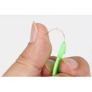 老人不用穿线的针免穿针免认盲人针家用缝衣针木筒手缝针线盒套装