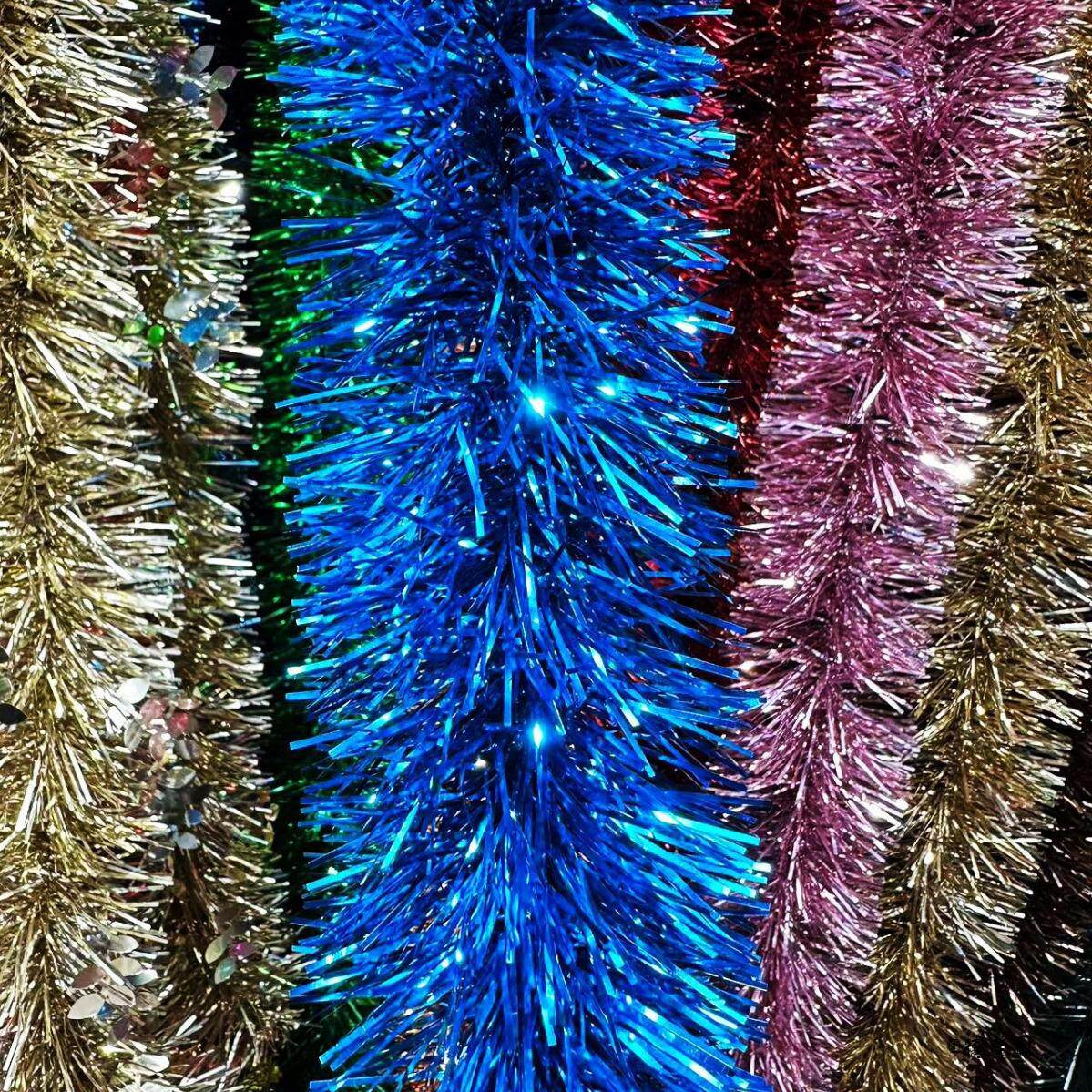 茜草婚庆婚礼圣诞亮光幼儿园彩带毛条派对用品彩色毛条装饰演出