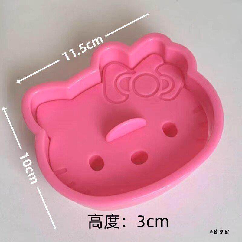 小猫套装可爱模具3d压模卡通家用按压吐司面包西瓜三明治工具