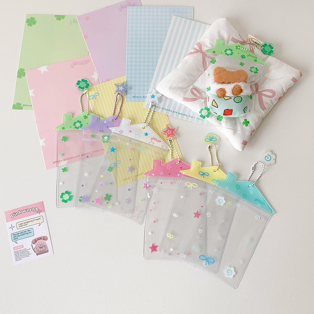 卡套吧唧小房子小卡收纳星星ins