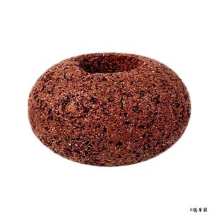 底座椭圆水草固定底座沉底环种植环鱼缸火山石定植环打孔定植