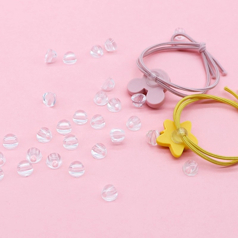 固定发圈扣塑料小巧头绳卡扣底