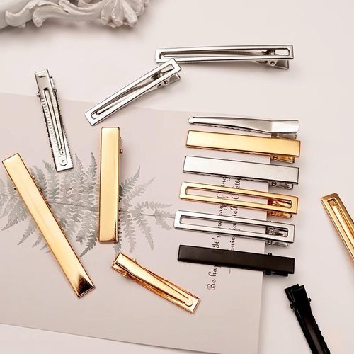 长方形鸭嘴夹diy手工发夹材料