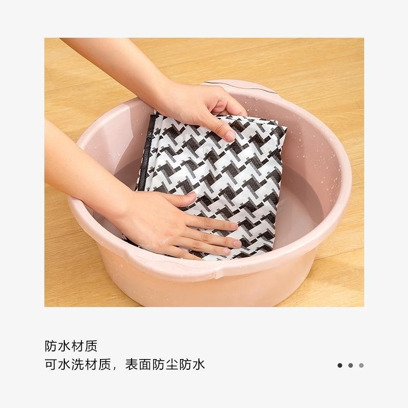 收纳袋藤席可水洗家用防水竹席套