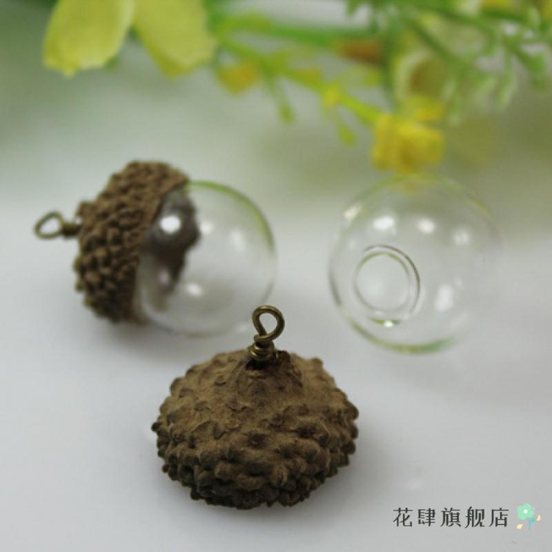 DIY创意小吊坠耳饰挂坠玻璃球