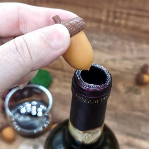 香槟塞子红酒塞仿真松果新款家用