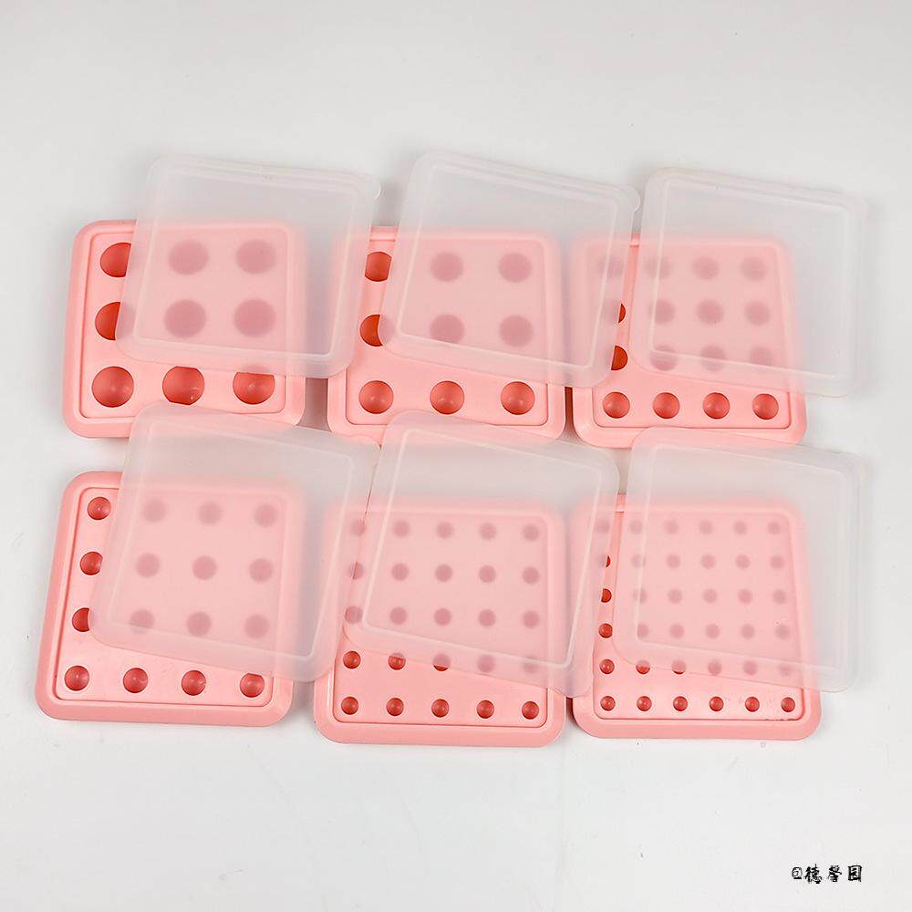 圆球模具硅胶奶黄流心馅带盖冰球模具巧克力豆糖果模具圆球食品级