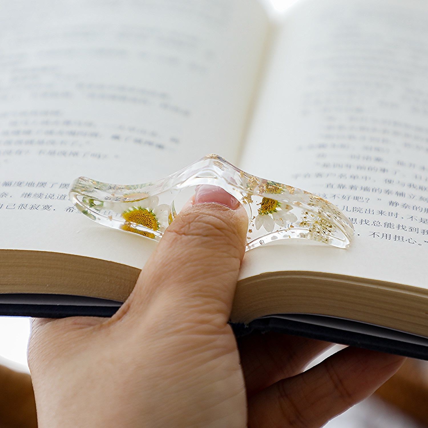 学习阅读压书器干花款干花梅花