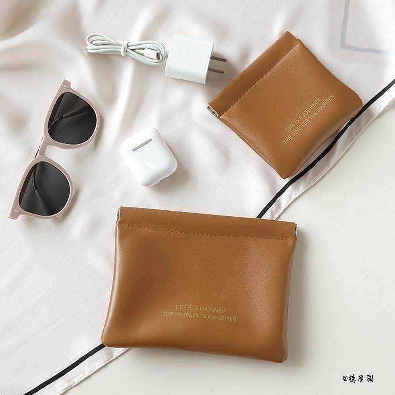 弹片收纳化妆包自动闭合便携口红包数码袋小迷你旅行u盘电源有线,收纳整理,口红收纳包/盒/袋,淘宝优惠券,粉丝福利购,淘宝优惠卷