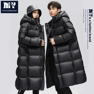 官方正品 羽绒服情侣男女同款 2025新款 过膝长款 鹅绒服YF 冬季