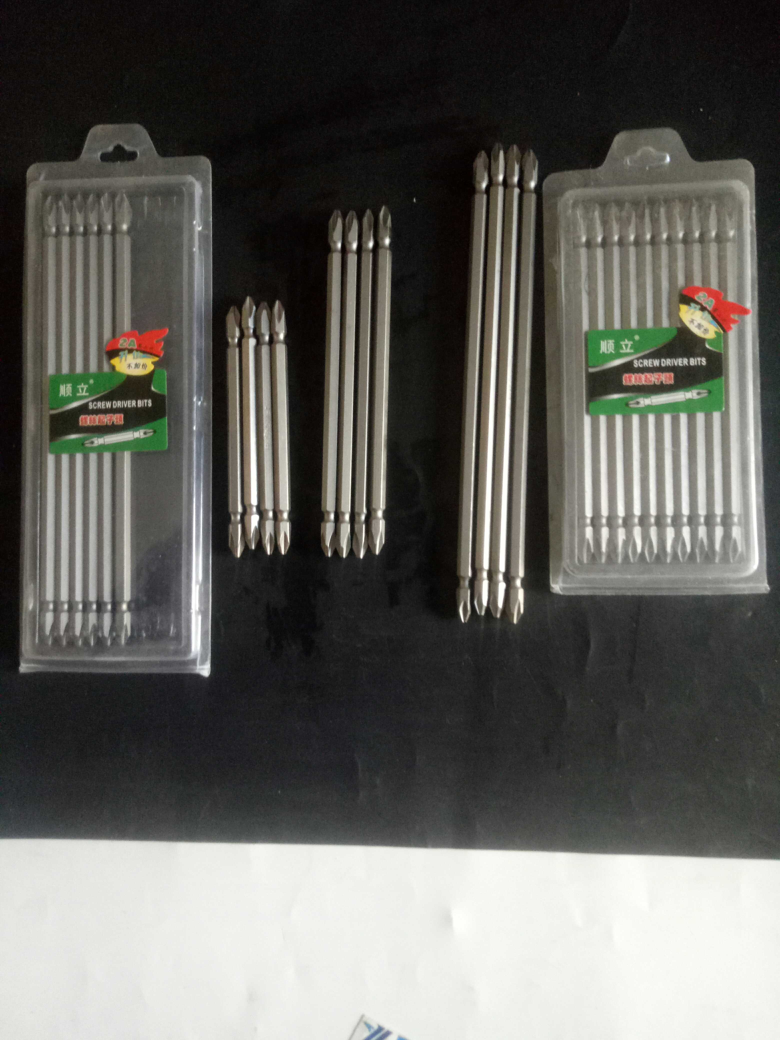 双头十字改锥头进口电钻电动螺丝刀批头强磁性加长150mm风批S2PH2