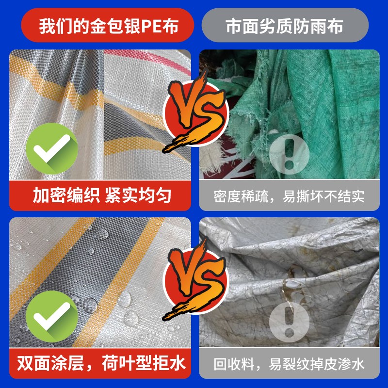 防水布防雨布防水防晒篷布pe防雨罩遮太阳防晒布晾衣遮雨棚遮雨布